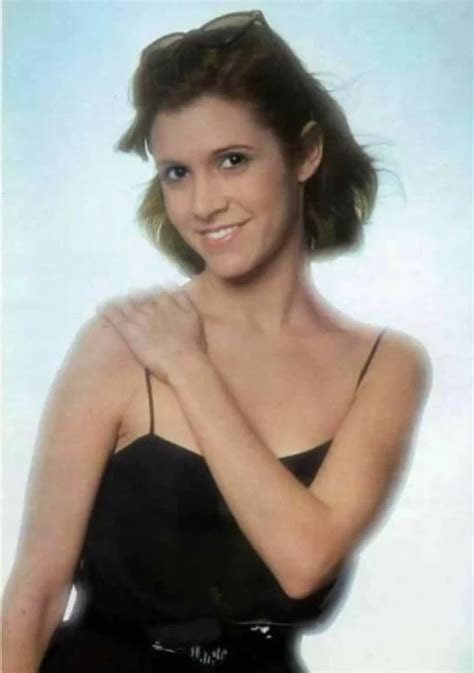 carrie fisher sexy photos|14 stunning images of a young Carrie Fisher that will